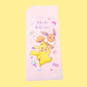 Pokemon Pikachu And Eevee Pink Nintendo Holder